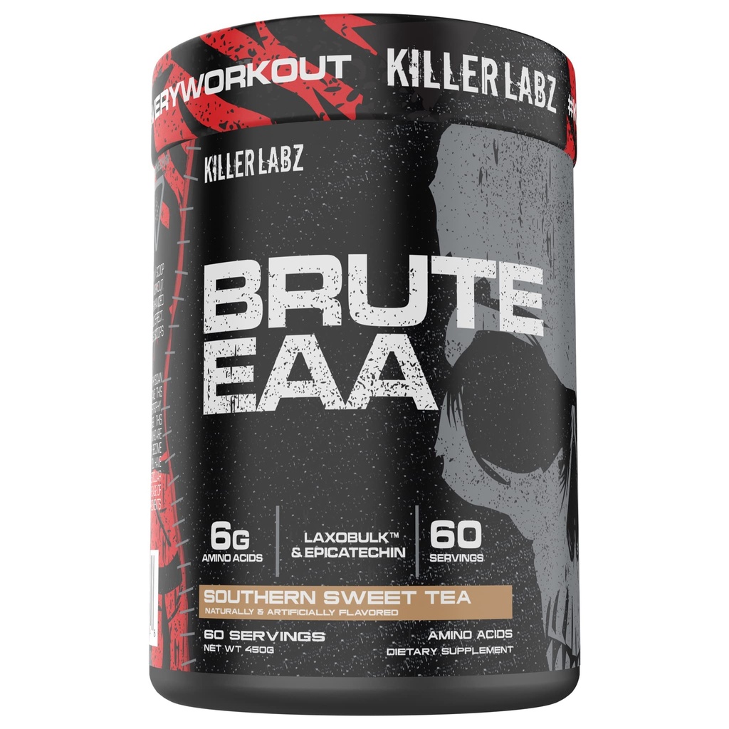 KILLER LABZブルート EAA 分岐チェーン&エッセンシャルアミノ酸 | 6g のアミノ 回復を加速し、リーンマスは 60 のサービングを利益します(スネーブルティー)