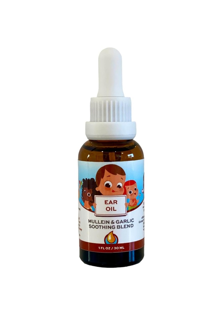 Punkin Butt Baby Ear Oil | Organic Garlic, Mullein, Calendula Ear Drops Safe for Infants (1 oz)