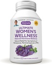 ANDREW LESSMAN Ultimate Women’s Wellness 360 Capsules - Naturally Relieves Menopause Symptoms, PMS, Perimenopause with Soy Isoflavones, EGCG, Cranberry, Indole-3-Carbinol. Easy to Swallow Capsules