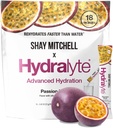 Hydralyte Shay Mitchellの電解質の粉のパケット、低い砂糖の急速な再水、熱のための水和の粉、旅行、練習およびBacheloretteの部品(情熱のフルーツ)