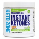 Divine Health Dr Colbert MD Instant Ketones Powder | Keto Zone Diet Bookで推奨されるLimeade Flavor | GoBHB | 外因性のBHB Ketone塩 | 4.59oz