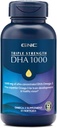 GNCの三重力DHA 1000 Omega 3の補足、1000mg DHAの支持の脳開発および健康な視野、45 Softgels