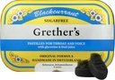 GRETHER'S Sugarfree Blackcurrant Pastilles - 自然乾燥した口の救済 - 喉の痛みと健康な声 - 歌手のためのギフト - 3.75 oz。 1パック