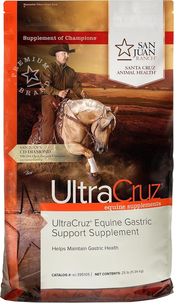 馬のためのUltraCruz® Equineの胃サポート補足、25ポンド