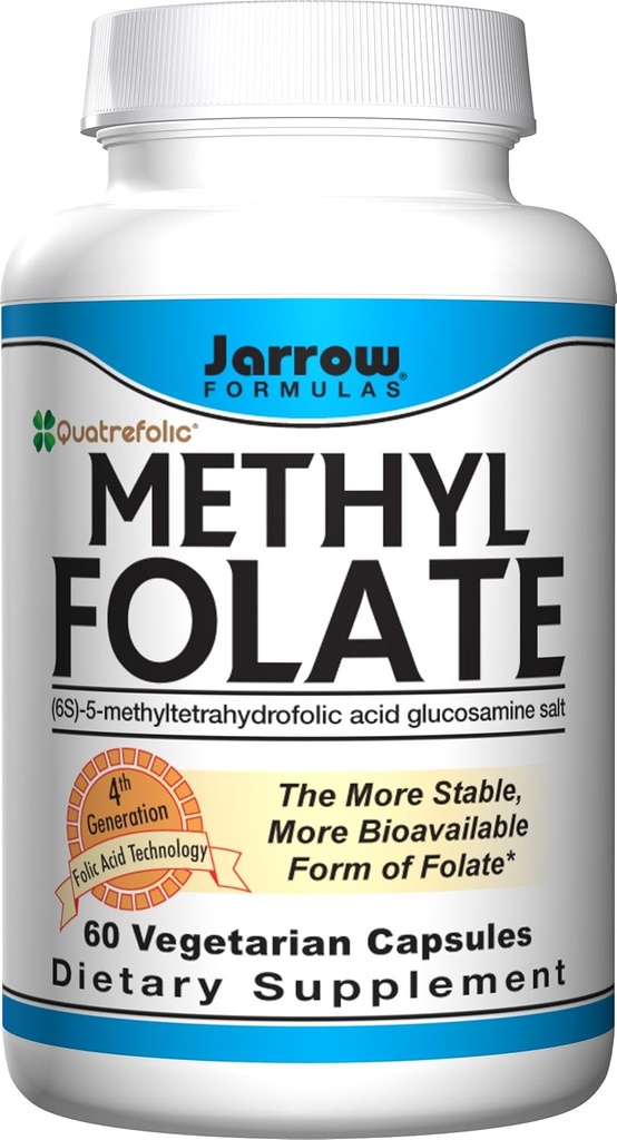 Jarrowの方式のメチルは5-MTHFの栄養物の補足、400のMg、60の計算(多パック)を Folate