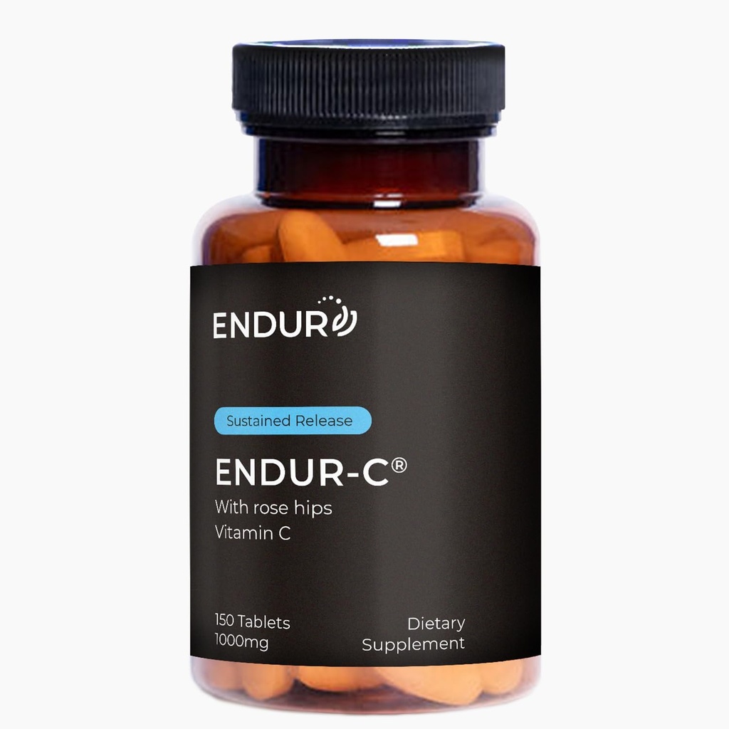 ローズのヒップ、サポートコラーゲンの生産、酸化防止及び穏やかな消化、グルテンフリー、1000mg (150のタブレット)が付いているEndur ENDUR-CのビタミンC