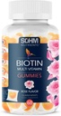 健康な毛、皮および釘のためのSOHMのBiotinのグミies -大人のためのMultivitaminのグミies、人のためのSuppliments、女性