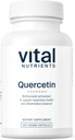 Vital Nutrients Quercetin | ヴィーガン・ケルセチン・サプリメント シナス・呼吸器・心臓・免疫機能支援 | グルテン・乳製品・大豆フリー | 500mg | 100カプセル