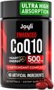 高吸収性CoQ10 500MG - 心臓の健康とエネルギーの生産のためのCo Q 10の補足120のSoftgels - Coenzyme Q10の高められたCoQ10栄養物の補足-Coq10 400mgのsoftgelsの代わり