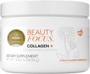 Nu Skin Collagen+ Powder Mix-in | Citrus-Flavored Collagen Peptides with Lutein & Acerola Cherry | Supports Skin Elasticity, Tone & Texture | 30 Servings