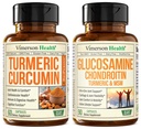 黒いペッパーのエキス及びグルコサミンのコンドロイチンMSMの接合箇所サポート補足が付いているTurmeric Curcumin