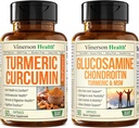 黒いペッパーのエキス及びグルコサミンのコンドロイチンMSMの接合箇所サポート補足が付いているTurmeric Curcumin