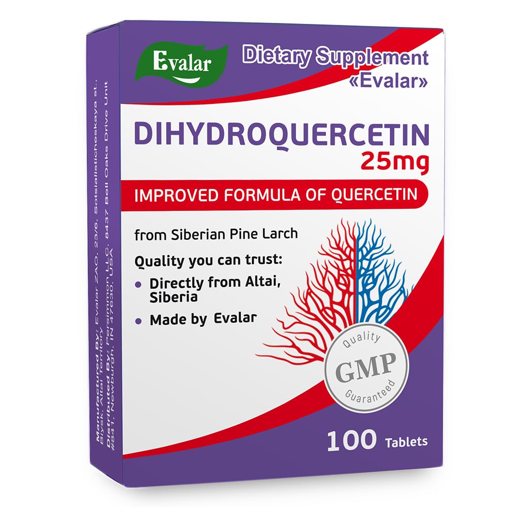 エヴァラーDihydroのケルセチンのシベリアのパインLarchのBioflavonoid 100タブ