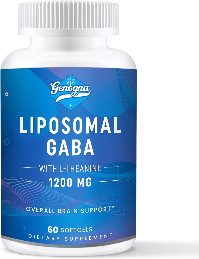 L-Theanineの補足1200mgのGABA -高いBioavailable Liposomal GABAの補足、大人のための60のカプセル