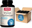 Jarrow Formulas Vision Optimizer Veggie Caps-90 Count - Eye Supplement-Dietary Supplement-with Grape Seed Extract,Lutein & Zeaxanthin,Quercetin & More-Non-GMO-Gluten Free,Pack of 12