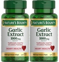 Nature's Bountyのニンニクのエキス1000のmgのSoftgels 100のea (2のパック)