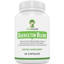 VitaMonkケルセチンコンプレックス - 3ケルセチンの生物活性形態 - イソケルセチン、ケルセチン水和物とケルセチンフィト - 優れた吸収 - ケルセチン500mgカプセル - Bromelainとケルセチン