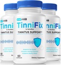 (3パック) Tinnifixカプセル - 高度な補聴器サポートフォーミュラ、Tinifixピイルは、健康な補聴器を維持し、完全な耳の健康のためのすべての自然なTinifix、公式Tini Fixレビュー(180カプセル)
