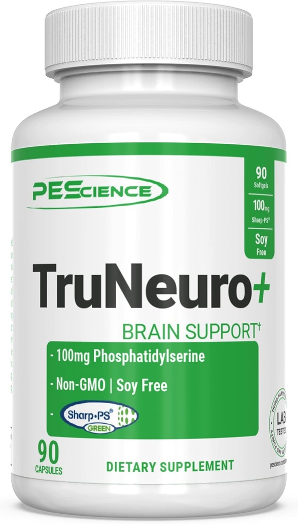 PEScience TruNeuro、Phosphatidylserineの頭脳のブースターの向知性、100mg、90カプセル