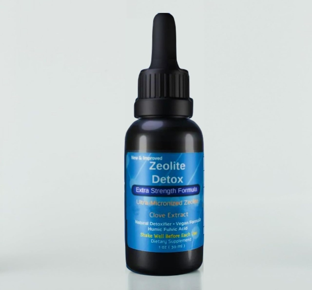 液化ゼオライトフルヴィクとヒューム酸免疫ゲットサポート液体クレンザーゼオライト1オンスガラスボトルエキス10/01/27