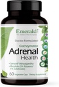 EMERALD LABS Adrenal Health - ストレスリリーフ、エネルギーサポート、およびResorative Sleep with Sensoril Ashwagandha、ビタミンB、Rhodiola、その他* - グルテンフリー - 60野菜カプセル(30日供給)