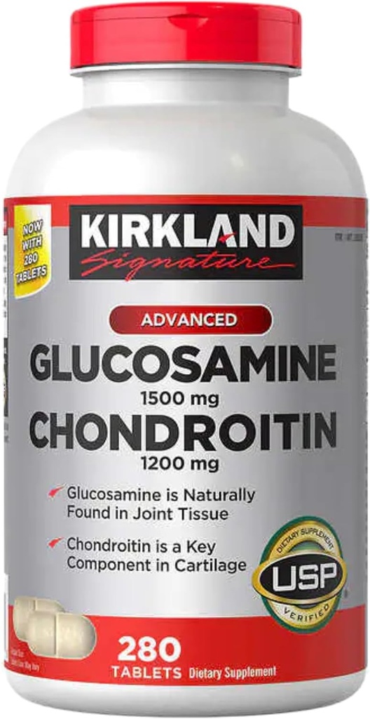Kirkland Signature グルコサミン&コンドロイチン、280錠