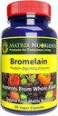 BROMELAIN - 高強力、100%オーガニック、タンパク質 - 消化酵素! 消化不良 - ビーガンカプセル(60ct)