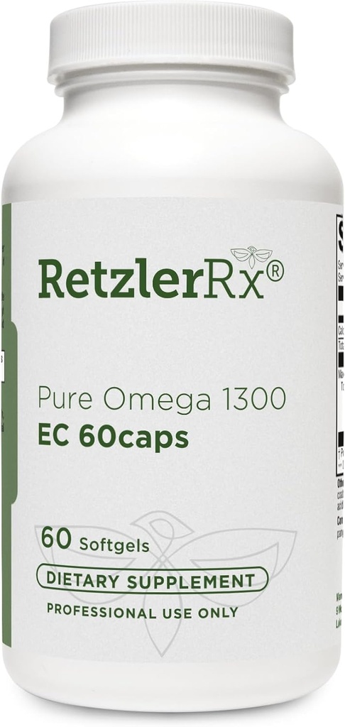 ホルモンSynergy Omega 1300 EC の魚油 Softgels - 高められた吸収の高力オメガ 3 の補足- IFOS によって確認される、 Enteric 上塗を施してある、600mg EPA、260mg DHA - 60 の計算