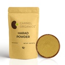 CARMEL ORGANICS Harad/Haritaki フルーツ パウダー 8 Ounce または 0.5 Lb/227 グラム(パック 1) | ナチュラル | ノー 添加防腐剤 | 非GMO | Termia Chebula パウダー