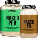 NAKEDの酪農場の自由な蛋白質の束: 5LB バニラのエンドウ豆および 2LB PB