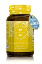聖バジルカプセル - USDA 有機ビタミン B6 カプセル | 高強度ビタミン B6 および 2.5% ウルゾル酸 | トルシ聖バジルリーフカプセル | 聖バジル抽出物 15:1 | ハーブサプリメント | 60 ビーガンピル