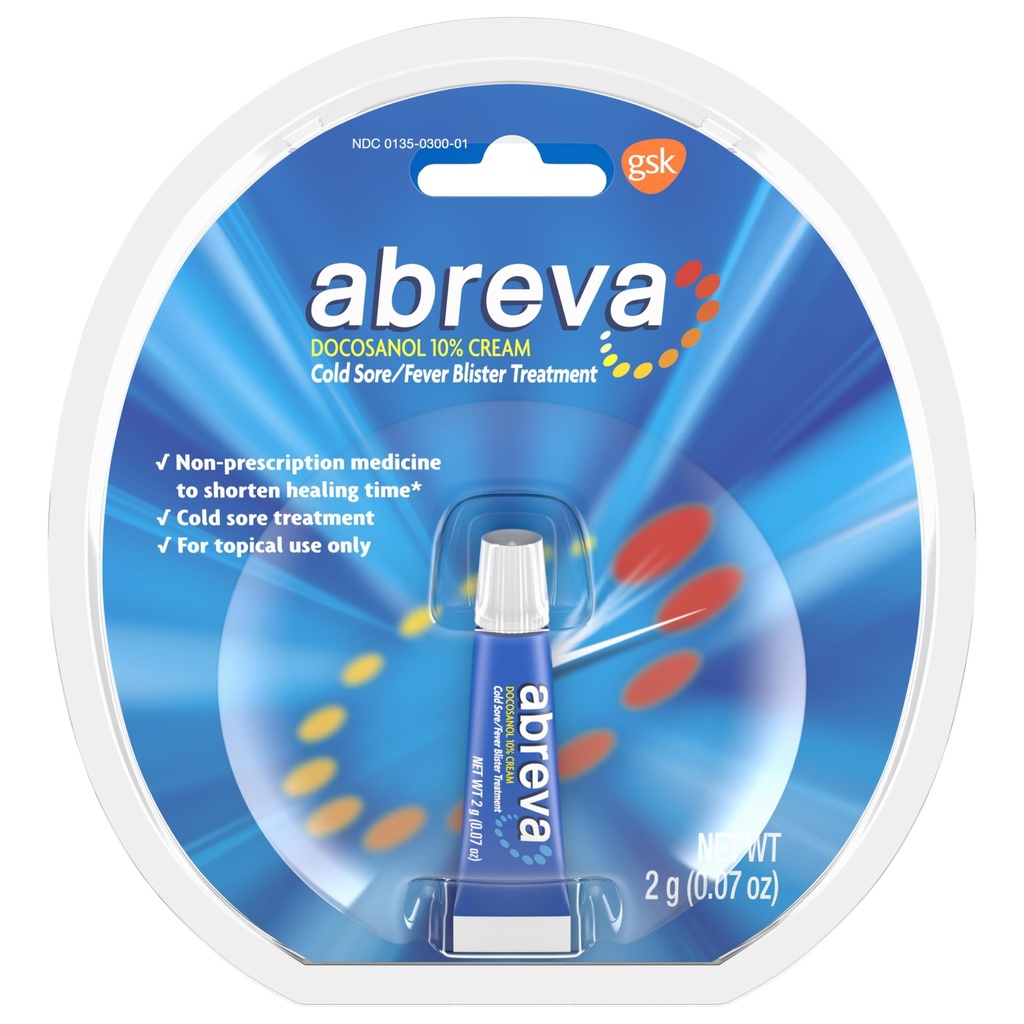 Abrevaのドコサノール10%のクリームの管、FDAは風邪の靴/熱くまめのための処置を、2グラム承認しました