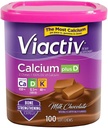 骨の健康のミルク チョコレート、100 の柔らかい咀嚼のための Viactiv の最高の方式のカルシウム +Vitamin D3 の補足 - 6 のパック