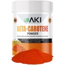AKI ベータカロテン 10% パウダー (1.5oz/42.52g) 高濃度の風味ビタミン A のファント, 体機能をサポートするのに役立ちます。, 皮膚, 免疫システムと目 - GMO 無料で & ビーガンフレンドリー