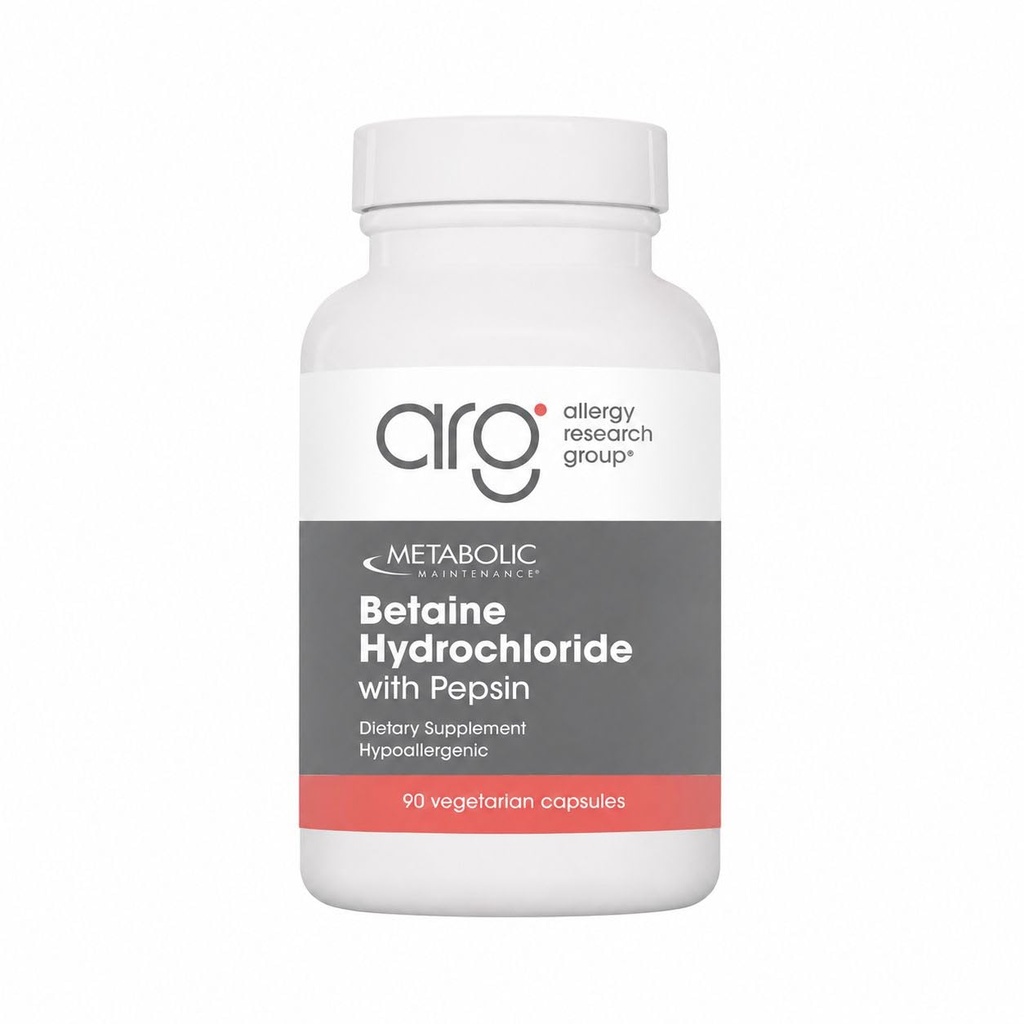 メタボリックメンテナンスベタインHCL +ペプシン消化酵素 - タンパク質消化+腸の健康サポートサプリメント (100カプセル)