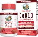 MaryRuth Organics CoQ10 Gummies | Coenzyme Q10 | Gummy Supplements for Heart Health & Cellular Health | Antioxidant | CoQ10 120 mg | Vegan | Non-GMO | Gluten Free | 60 Count | 1 Month Supply