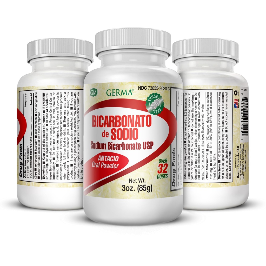 重炭酸ナトリウムUSP 3ozの粉のBicarbonato de Soda 3-PACK