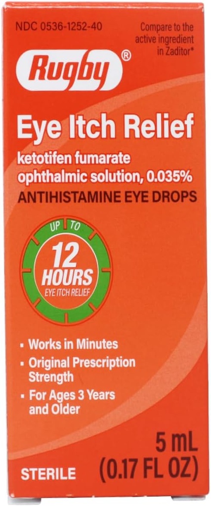 RUGBYの実験室の目のItchの救助のAntihistamineは0.17 Fl Ozを落とします