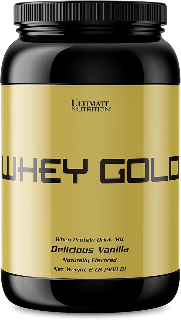 Ultimate Nutrition Whey Gold Protein Powder with 20 Grams of Protein and Amino Acids for Maximum Muscle Growth and Recovery, 27 Servings, Vanilla