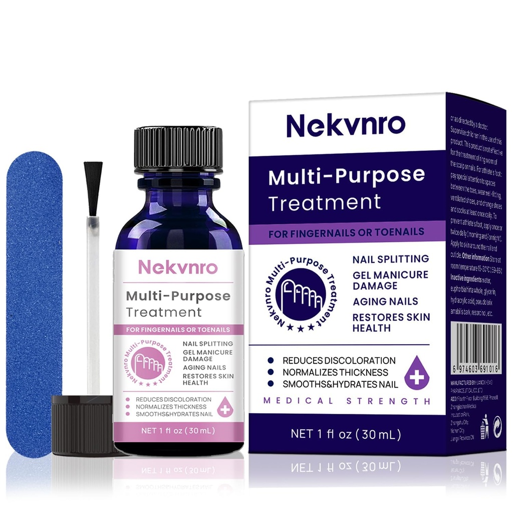 Extra Strength Nail Fungus Treatment - Effective Toenail Fungus Solution for Fast Results - Advanced Formula for Healthy Nails & Toenails.