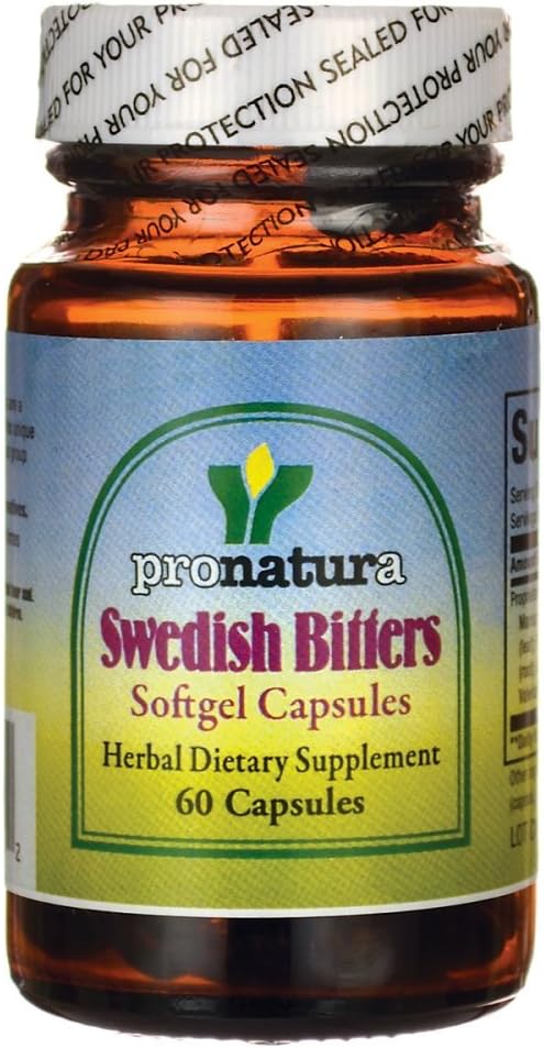 Pronatura Swedish Bitters, 60 Count