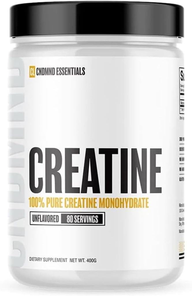 Condemned Labz 100% Pure Creatine Monohydrate | Micronized for Rapid Absorption | Strength, Endurance, Recovery | No Fillers or Additives | Keto | 80 Servings (Unflavored)