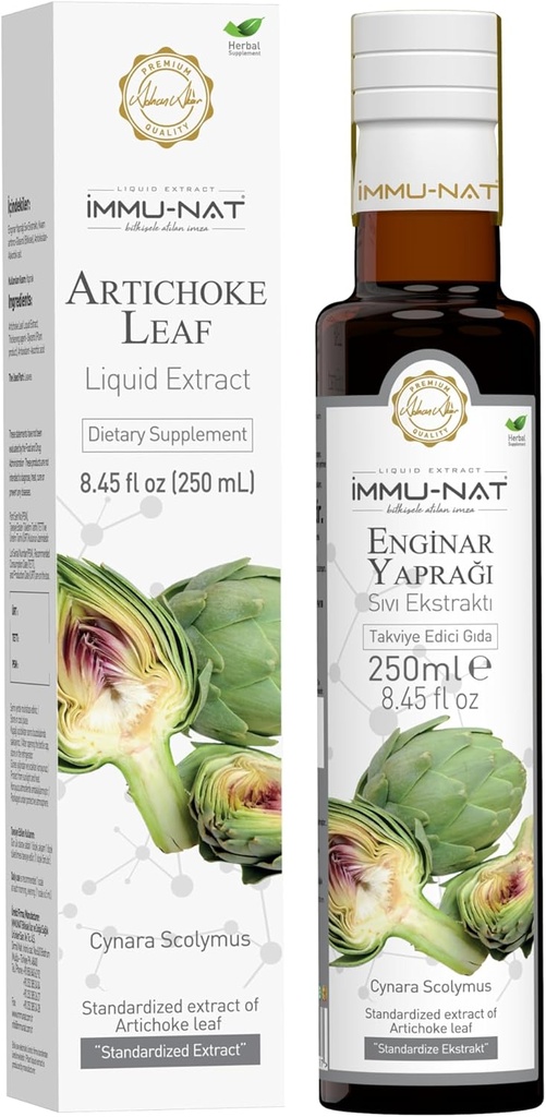 Artichoke Leaf Premium Liquid Supplement - 8.5oz - Natural Liver Support & Digestive Aid Formula