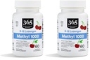 全食糧市場、メチルB-12は1000mcg、チェリーの味、60のct (2のパック)をロゼンジします
