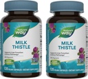 Nature's Way Milk Thistle, 肝臓機能と解毒パスウェイをサポート*, 175 mgミルクアザミ種子抽出物は、サービングあたり80%シリマリンに標準化, 120 カプセル (パッケージ 5 月 Vary) - 2 パック