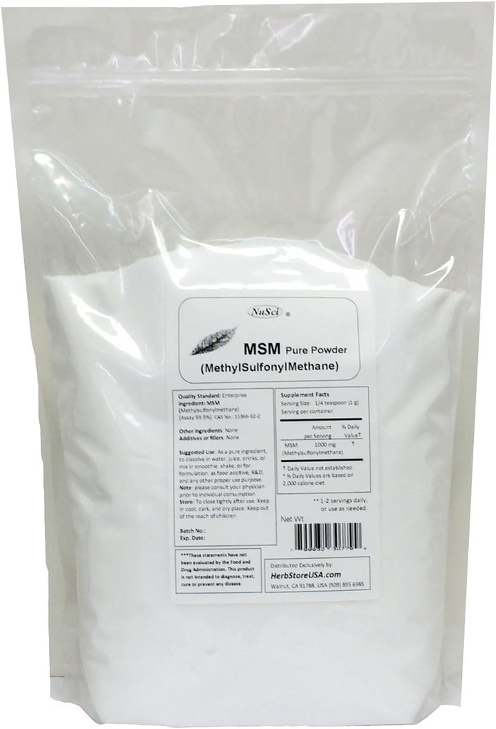 MSM (Methylsulfonylmethane) 純粋な粉(4000グラム(8.8 lb)