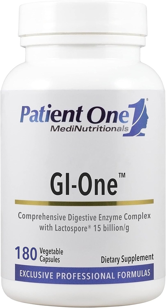 患者様 1 GI-One | 消化酵素コンプレックス対応食品代謝・栄養吸収剤対応サプリメント | 180カプセル