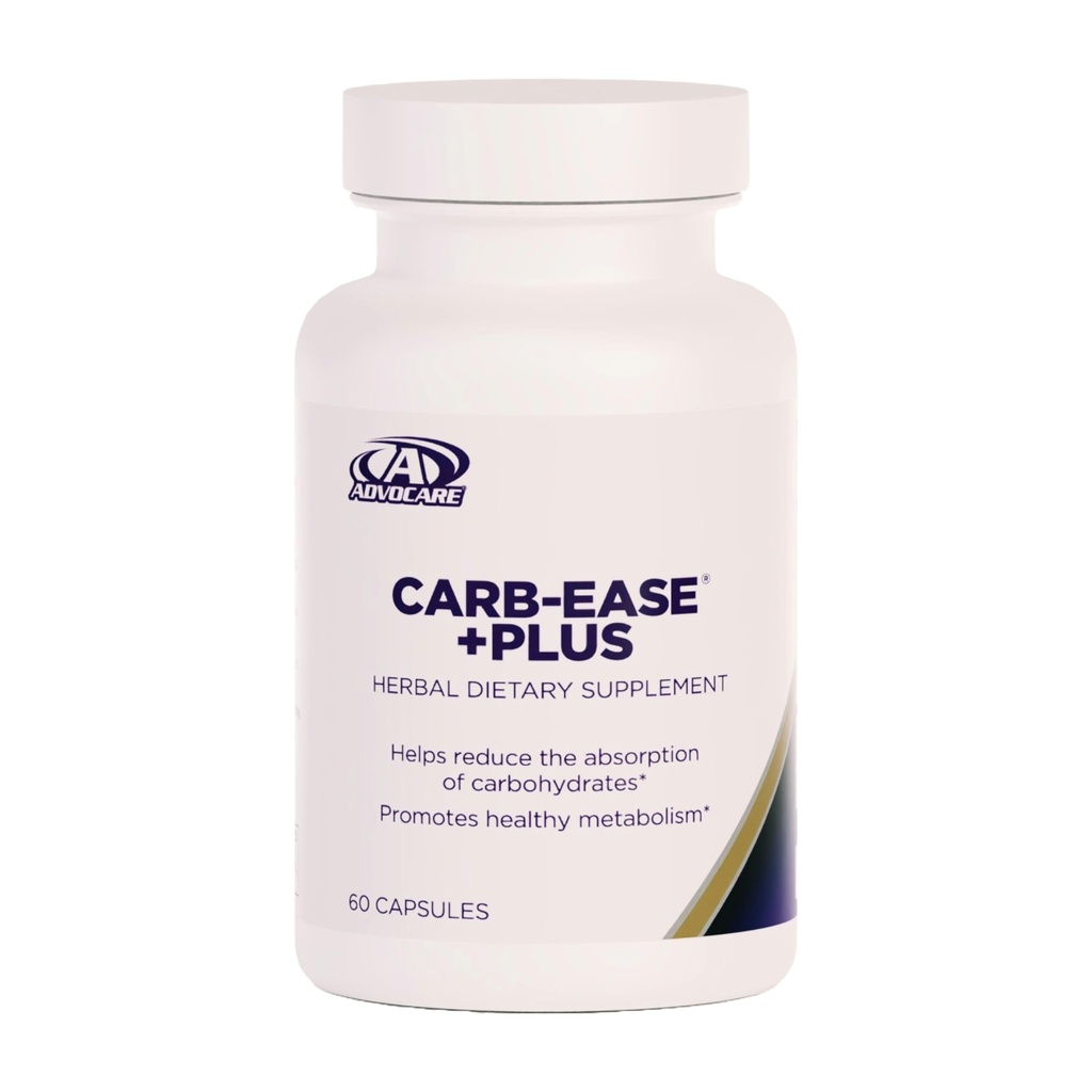 AdvoCare Carb-Ease Plus - 腎臓豆と炭水化物ブロッカーサプリメント、グレープシード&グリーンコーヒーエキス - 健康な代謝をサポート* - 60カプセル