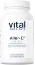 Vital Nutrients Aller-C | 完全菜食主義者 呼吸器機能サポート|イソケシリン、Bromelain、Bioflavonoid、ビタミンC | グルテン、乳製品、大豆フリーサプリメント | 100カプセル