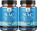 NAC の補足 N アセチル Cysteine 1000mg - 完全菜食主義者の吸着非Smelly NAC 1000mg カプセルのレバーの清潔な Detox のためのグルタチオンのプレカーサー及び修理 プラス 肺の健康および免除サポート (4 か月)